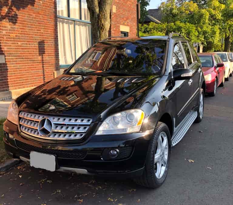 benz ml320 front