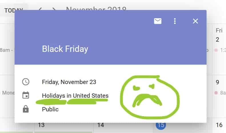 black friday holiday google