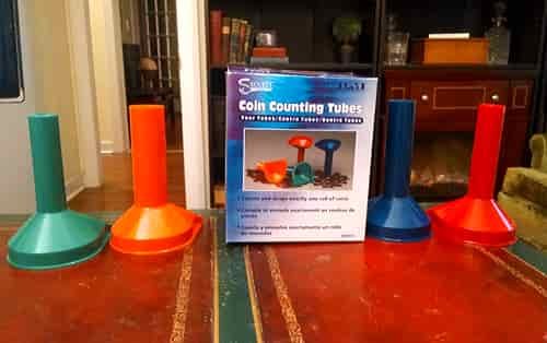coin counting tubes