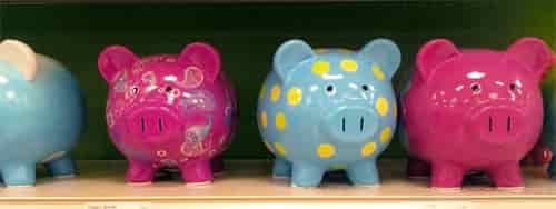 colorful piggy banks - Target