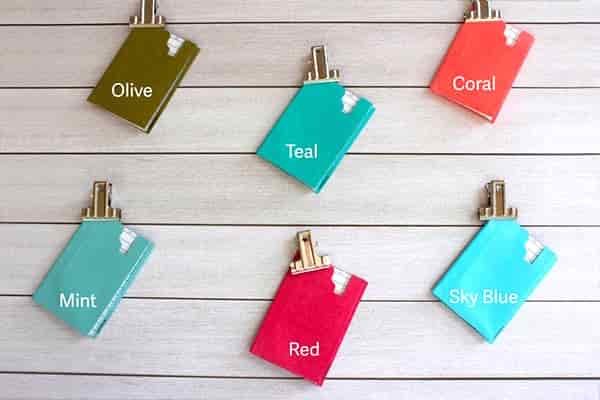 debit card sleeves colors
