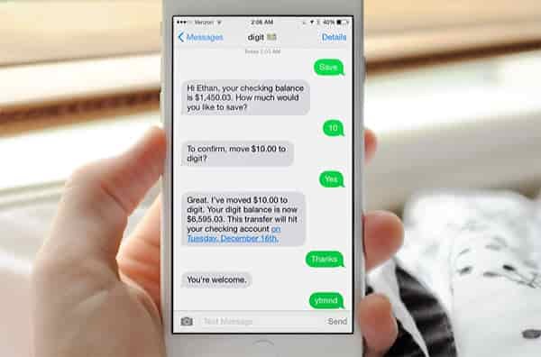 digit texting commands
