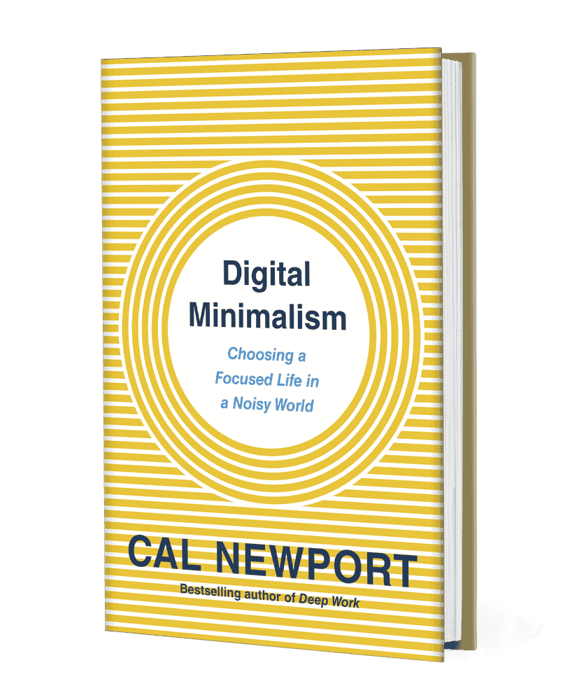 digital minimalism book - cal newport