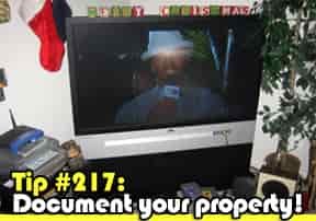 document your property!