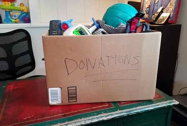 donations box