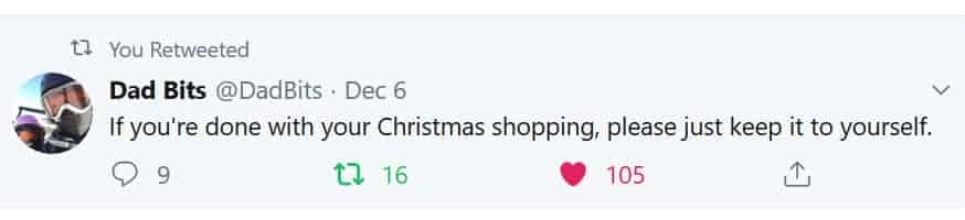 done with christmas shopping