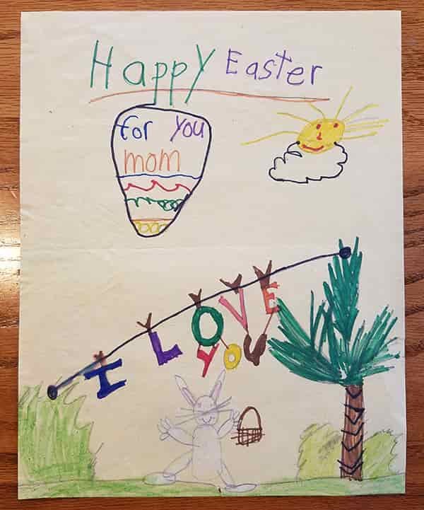 happy easter card