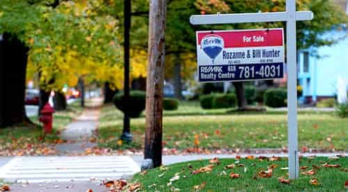 home for sale sign