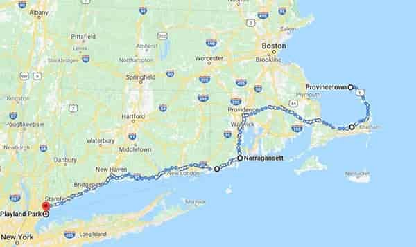 how far i've walked map