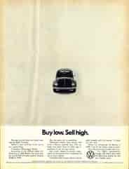 Old ad: VW Bug