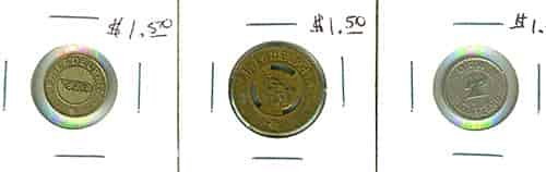 old subway metro tokens