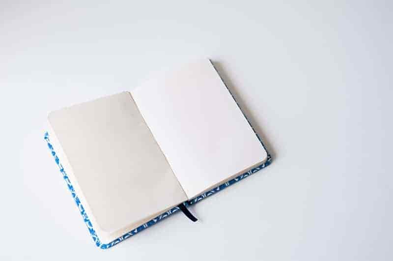 plain notebook