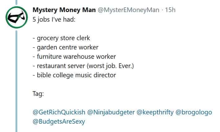 random jobs tweet