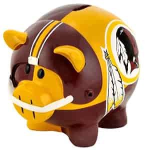 redskins piggy bank