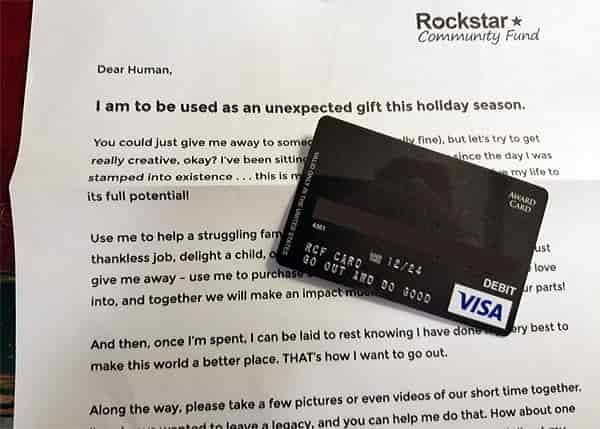 rockstar #givingcards