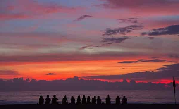 sunset people