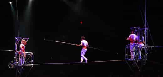 tightrope balance act
