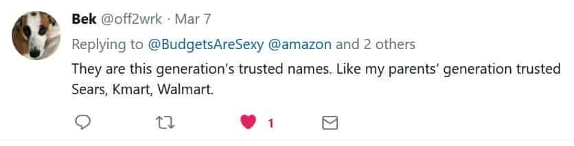 trusted names tweet