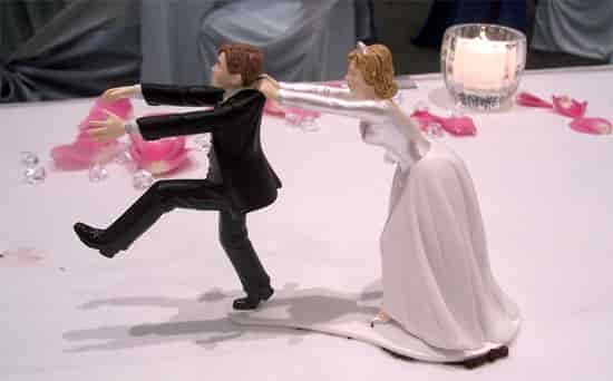 wedding cake topper funny