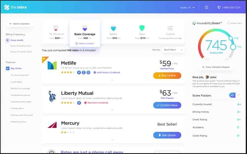 zebra search engine dashboard